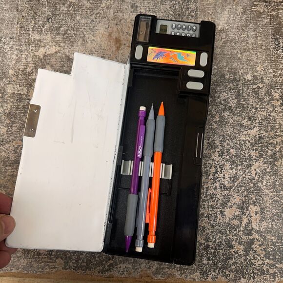 Dinosaur Hot Focus Retro Pencil Case Box Multi Compartment\ Calculator - Picture 7 of 11